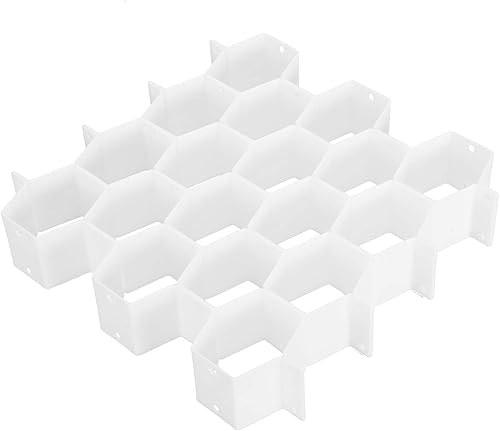 Miniatura 7 de Foraineam Paquete de 3 organizadores de cajones de panal de abeja, gabinete de partición de plástico, cajas de almacenamiento de tablillas,