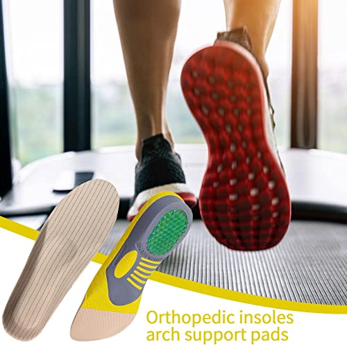 Palmilhas de corrida atléticas unissex, palmilhas ortopédicas para fascite plantar, palmilhas para s