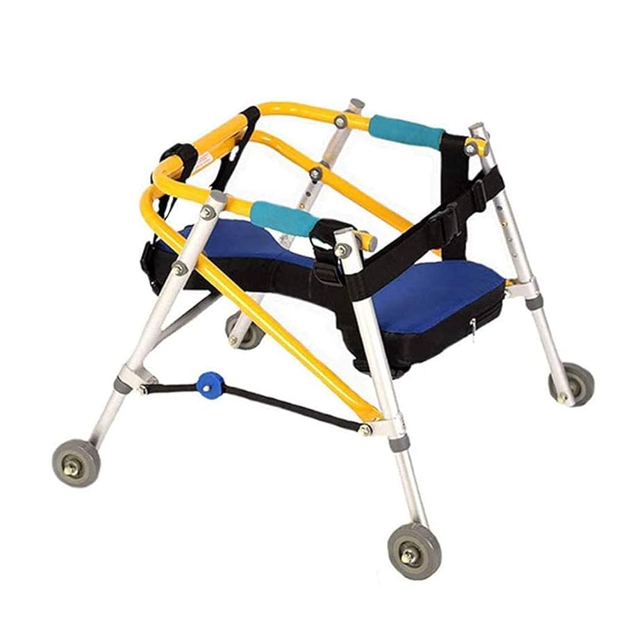 Amazon | 歩行車 4輪脳性麻痺歩行器 子供、四肢障害手すり