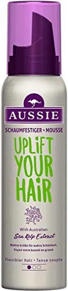 Aussie Uplift Your Hair Mousse with Australian Sea Kelp 150ml - hair gives long-lasting volume boost with the help of Personality Volume + Conditioning Mousse