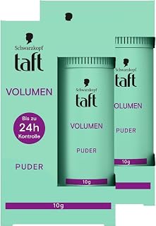 Schwarzkopf Taffeta Hair Styling Powder Volume (2 x 10 g), Volume Hair Powder for Full Hair for up to 50 applications, Vegan, Styling Powder