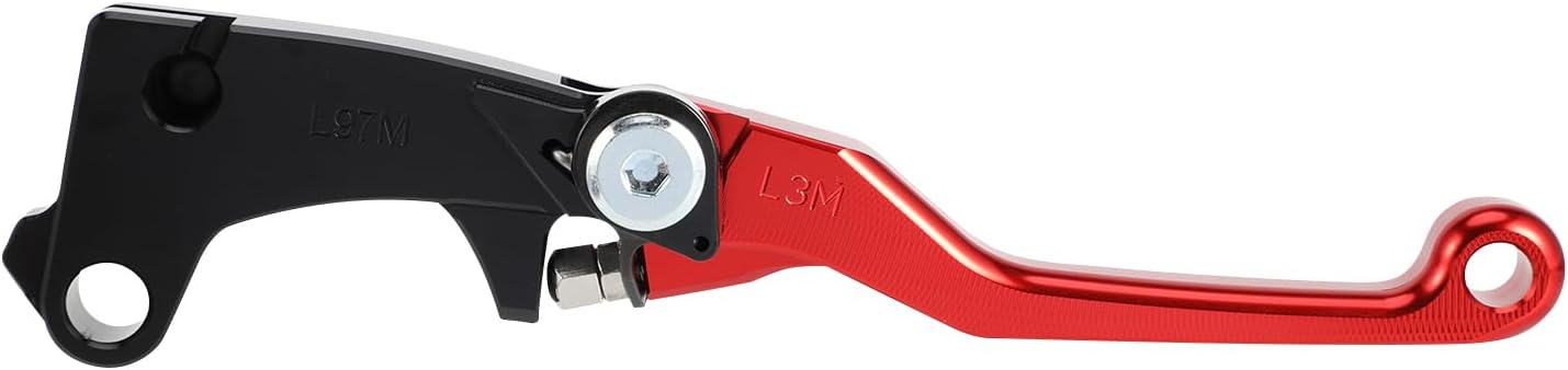 Clutch Brake Levers for Hawk 250,CNC Motorcycle Billet Pivot Handle Lever for Hawk 250cc - Red