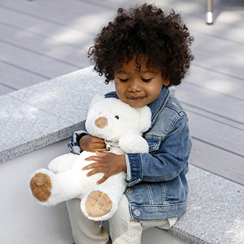 Teddykompaniet Teddybär 2897 Kuscheltier Teddybär Weiß Malte - Teddy Bear 35 cm – Stofftier Teddybär Eco-Friendly… – Bild 7