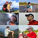 GADIEMKENSD Niestructured czapka baseballowa, do biegania, outdoorowa, szybkoschnąca, oddychająca super lekka dla mężczyzn, granatowy, 56-60