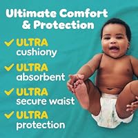 Pampers Baby Dry Diapers, Size 1, 8-14 lbs, 252 Count, Absorbent Disposable Diapers — image 3
