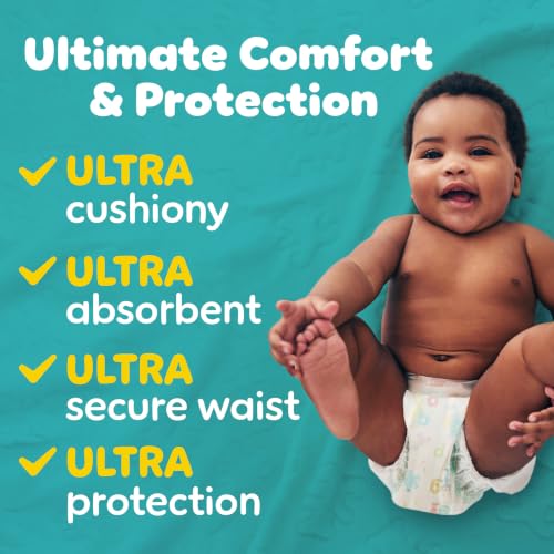 Image of Pampers Diapers - Baby Dry - Size 4, 150 Count, Absorbent Disposable Infant Diaper (Packaging May Vary)