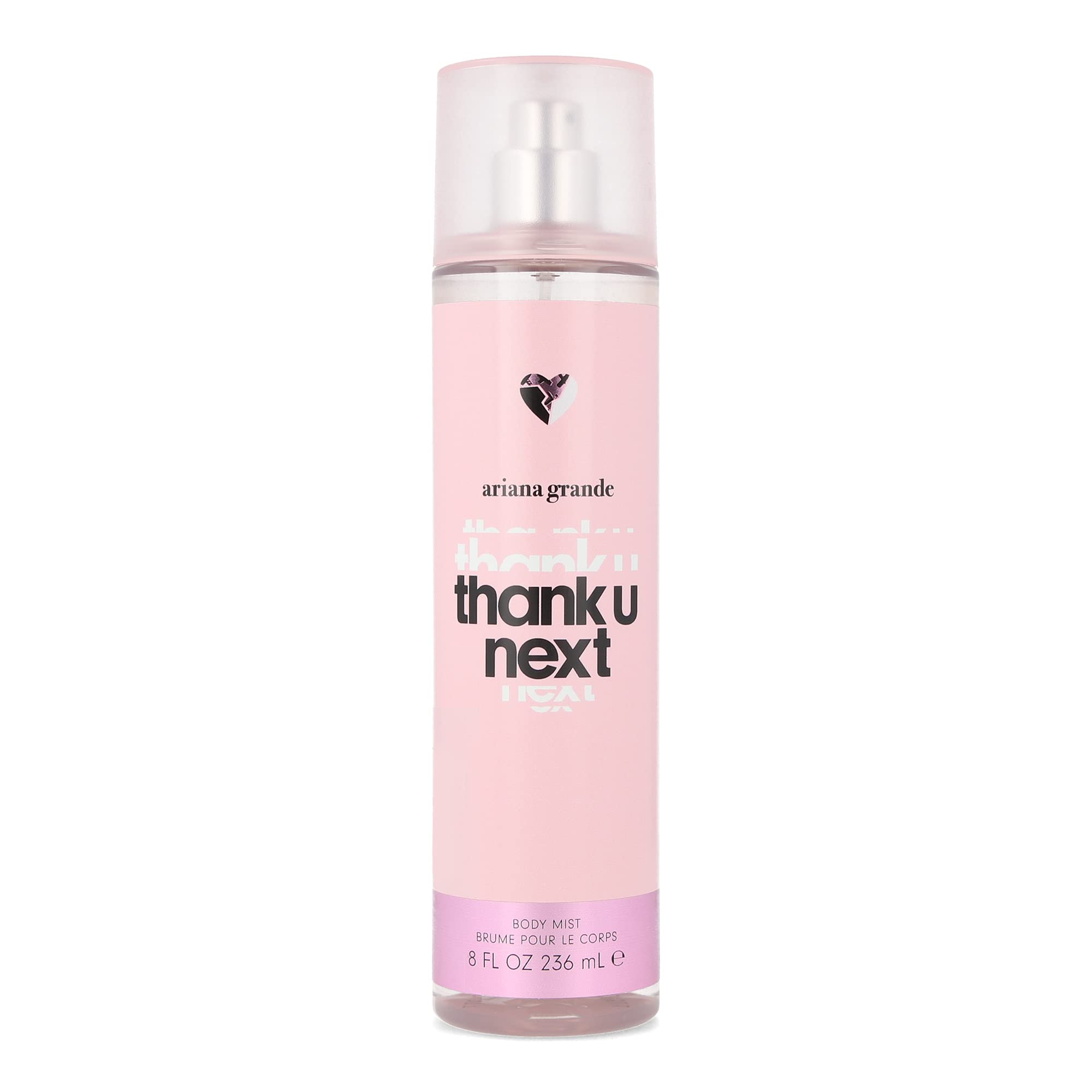 Ariana Grande Thank U, Next Body Mist – Floral Gourmand Fragrance for Women – 8 Fl Oz