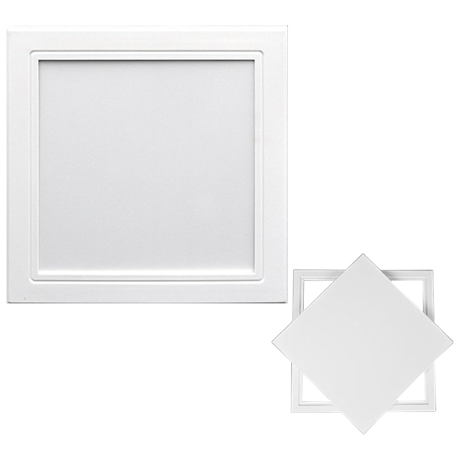 Aluminium Access Panel for Ceiling 600x600mm, Lift-Out Inspection Hatch, Flush Fit Maintenance Door, Ready-to-Install Aluminium Hatch, No Painting Needed(White,40x50cm)