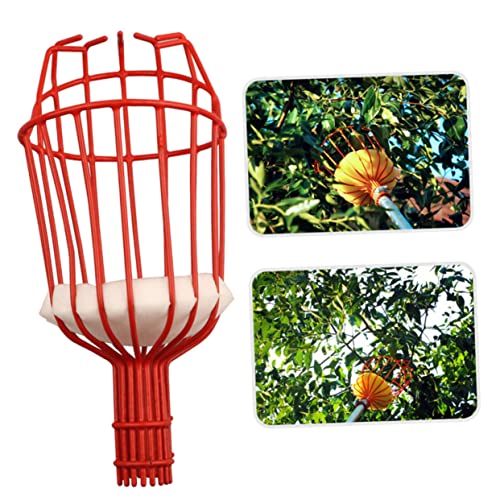 ROMISBABA Recolector De Frutas Duradero y Ligero Herramienta De Cosecha Sin Daños para Manzanas y Dispositivo Práctico para Jardín y Huerto Recogedor Sin Necesidad De Escalera