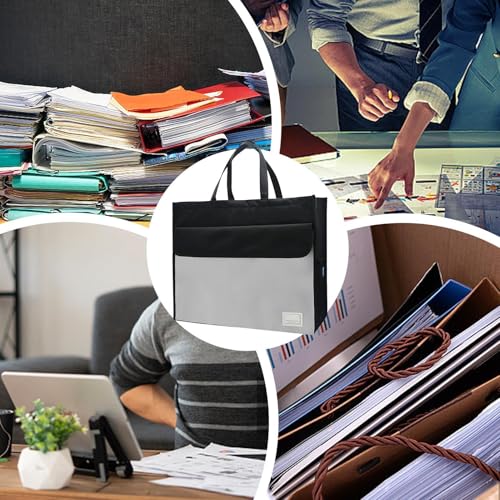 Rangement de documents portable A3 grand sac fourre-tout - 4