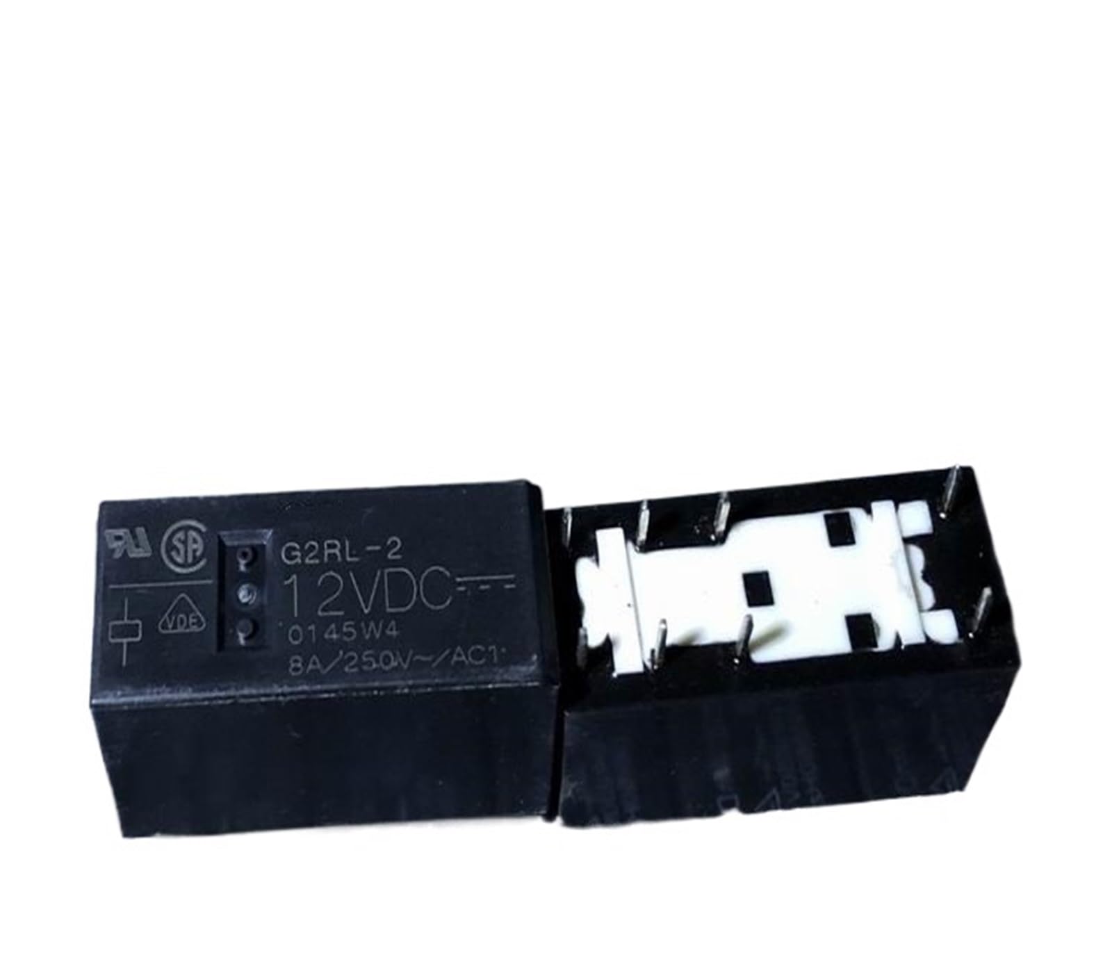 Relais G2RL-2 12VDC NISZA 8 broches 115F-2C-12V-8A pour circuit imprimé