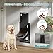 PETCOMING Durable Frame 3-Flap Wall Dog Door, Extreme Weather Large Doggy Door for Wall, Never Rust Wall Pet Door, Telescoping Tunnel, Insulation Flap, 2 Magnetic Flaps, for Pet Up to 100lb