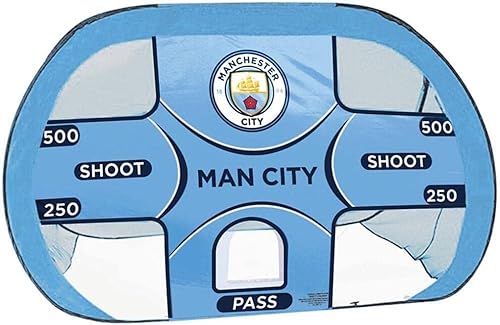 Miniatura 4 de Hy-Pro Manchester City F.C. - Portería de fútbol desplegable 2 en 1 de 4 x 3 pies, red de fútbol portátil con bolsa de transporte, equipo de
