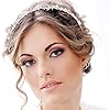 PLABBDPL Tiara Cristal Couronne, Couronne de Mariage pour Femme, Peigne pour Couronne De Mariée Proms De Mariag Diadème de Princesse en Strass, Couronne de Reine Accessoires #2