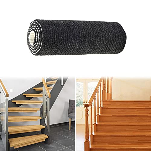 SPORTARC 5 alfombrillas para peldaños de escalera, alfombrillas adhesivas antideslizantes para escaleras, almohadillas para escaleras, alfombras de madera maciza, protectores de escaleras - imagen 5