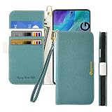 ZQQCONIG Case for Galaxy S21 FE 5G 6.4 Inch Wallet Case, PU Leather Flip Wallet case Book flip Folio
