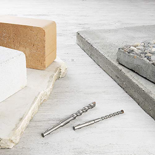 Bosch 2607019447-000, Jogo de Brocas SDS-Plus, Verde, 6 Peças