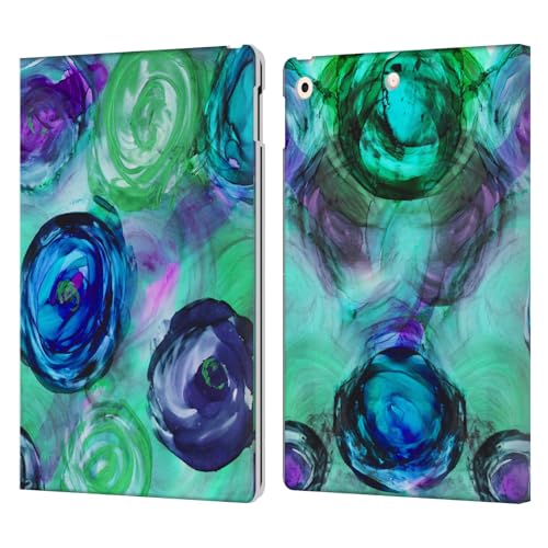 Étui portefeuille iPad 10.2 Head Case Designs en cuir avec design Haroulita