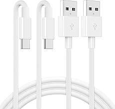Car Carplay Cable for Apple iPhone 17 Pro Max/17 Air/16 Plus/15, 2Pack 6ft USB A to USB C Carplay Charger Cable Cord for iPad Pro 12.9/11 inch/iPad Air 5th/ipad Mini 6th Gen iPad Type C Charging Cable