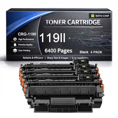 Toner 119II compatible Canon haute capacité pour des impressions laser nettes et fluides