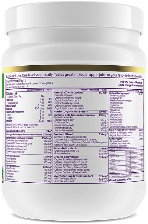 Orac Energy Protein Greens, 454 gm (Pack of 2)