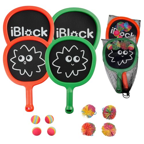 Jeux de balle extérieur pour enfants avec ce lot de 2 volants de badminton