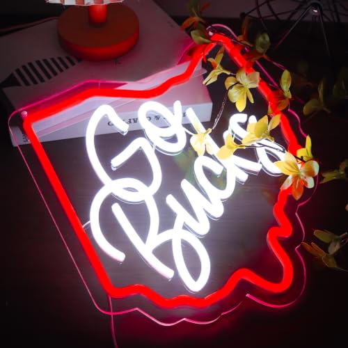 Image of Pugna Team Chant Neon Signs for Wall Decor Neon Lights for Bedroom Led Signs Suitable for Dormitory Man Cave Christmas Gift