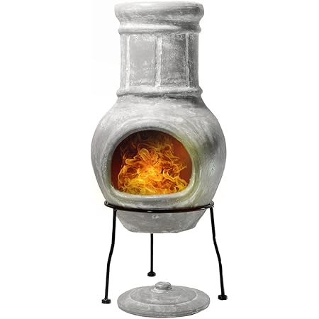 Deckmate 3 Ft. High Outdoor Steel Chimenea Fireplace Model 28063 Deckmate 3 Ft. High Outdoor Steel Chimenea Fireplace Model 28063
