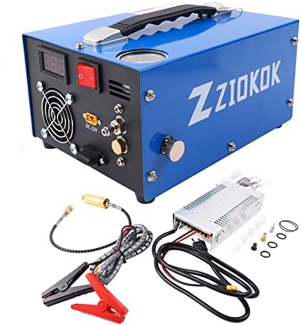 PCP Air Compressor, 4500Psi/30Mpa Oil/Water-Free High Pressure Air Compressor Pump.