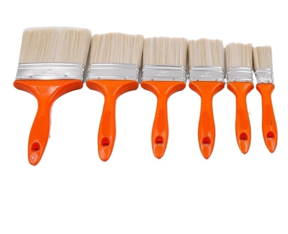 Pinceles for detalles finos for arte en lienzo Pinceles de cerdas suaves ultrafinas for proyectos de arte de decoración del hogar Trazo suave Mango ergonómico Diseño antigoteo Paredes Lienzo Muebles M