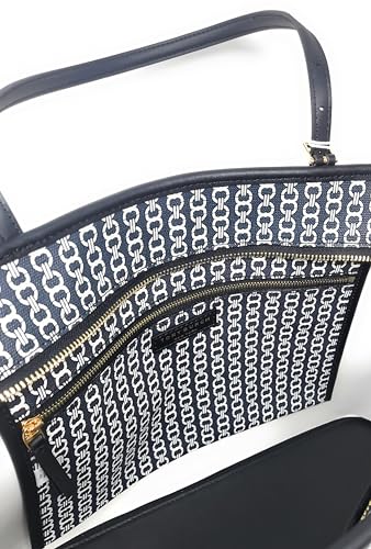 Tory Burch Women's Gemini Link Tote Handbag (Black Gemini Link)4