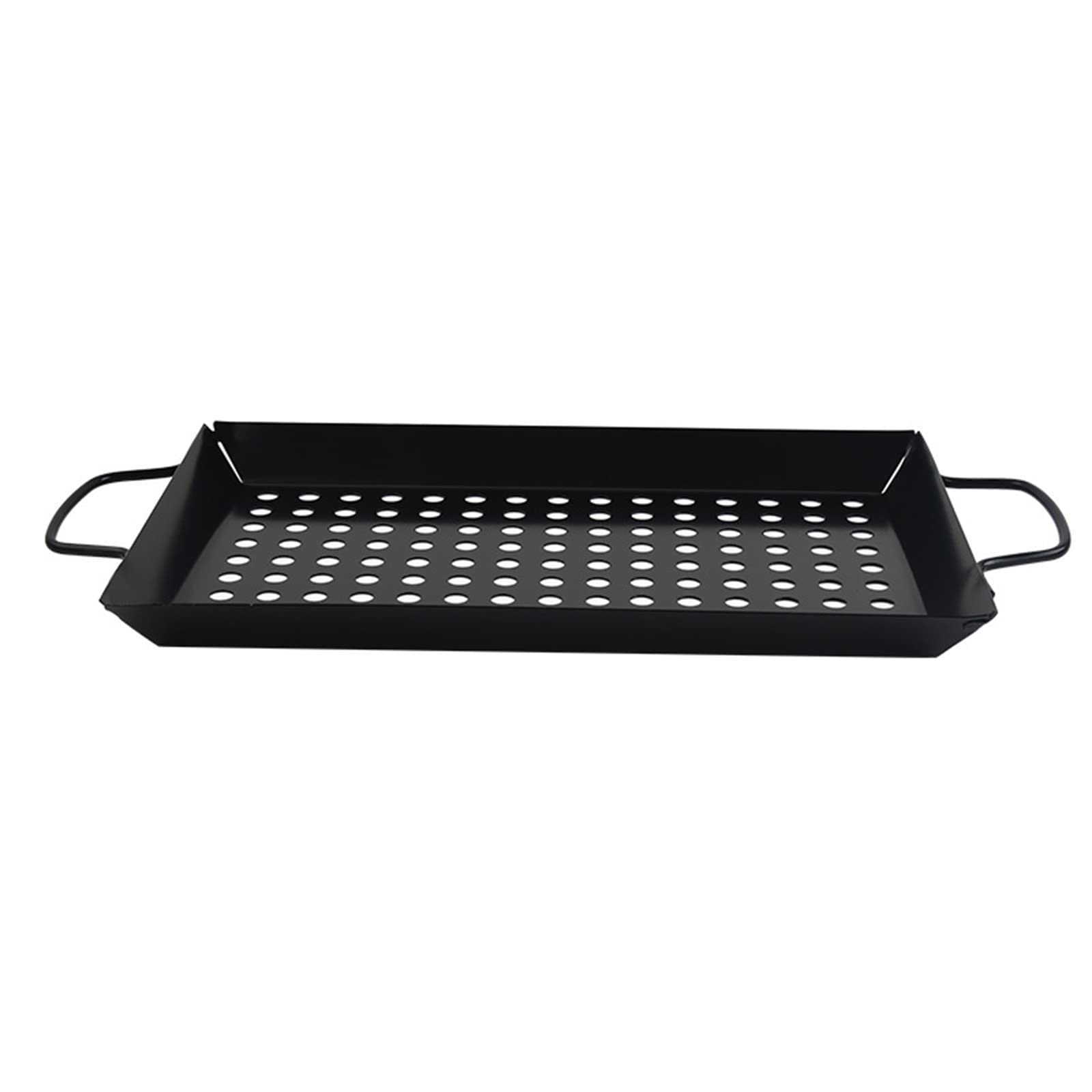 FackLOxc Vegetable Grill Baskets Baskets Carbon Steel BBQ Plates Accessories for Grilling Foods Seafood 3 Sizes Bbq Plate