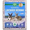 Small Pet Select Lavender Bedding, Paper Bedding with Real Lavender, Soft Animal Bedding with Odor Control for Guinea Pig, Rabbit, Hamster, or Bunny, Cage Accessories, Made in USA, 56L