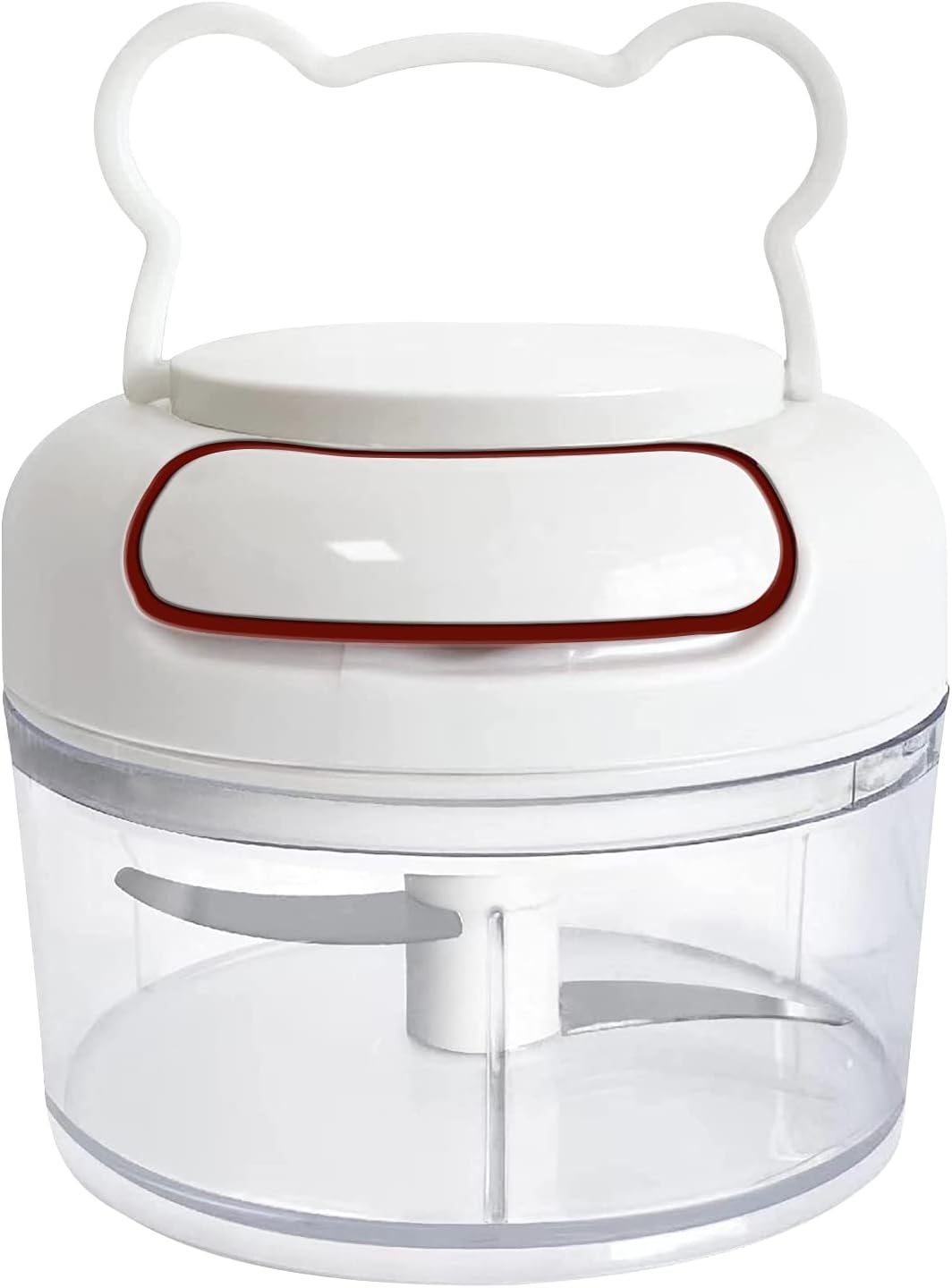 Manual garlic blender Food processor vegetable mincer and powerful hand pull shredder blender cuts Onions, garlic, vegetables, fruits, herbs for salad, salad