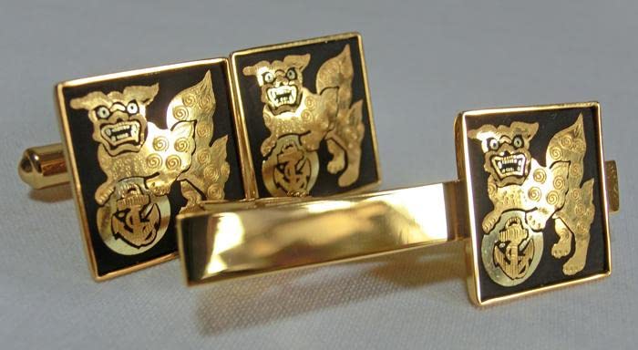 ☆海上自衛隊☆象嵌☆獅子の証し☆タイピン☆カフス☆未使用☆共箱付き☆ Amazon.co.jp: 海上自衛隊象嵌獅子の証しタイピンカフス共箱付き