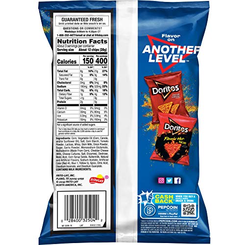 Image of Doritos Flavored Tortilla Chips Cool Ranch, 2.75 Oz