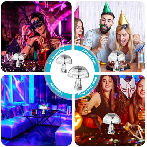 Boule disco champignon miroir : le cadeau original pour amateurs de déco
