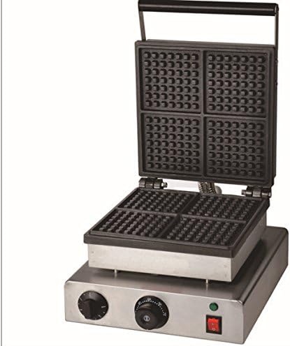 110V/220V four pieces square Commercial cone waffle maker machine waffle maker