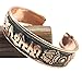100% Pure Copper Tibetan Healing Bracelet. Unisex, Hand Made High Gauge Copper (Mantra)