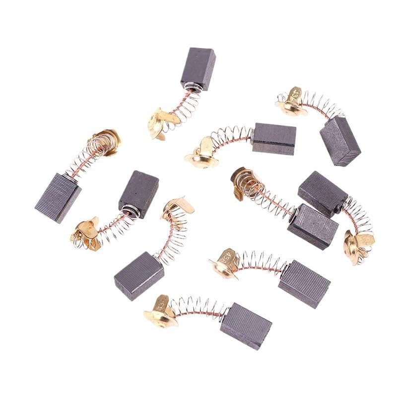 10 cepillos de carbono para amoladora angular de 7 x 11 x 17 mm, motores de herramientas eléctricas, piezas de repuesto, martillo eléctrico, cepillo de herramientas eléctricas
