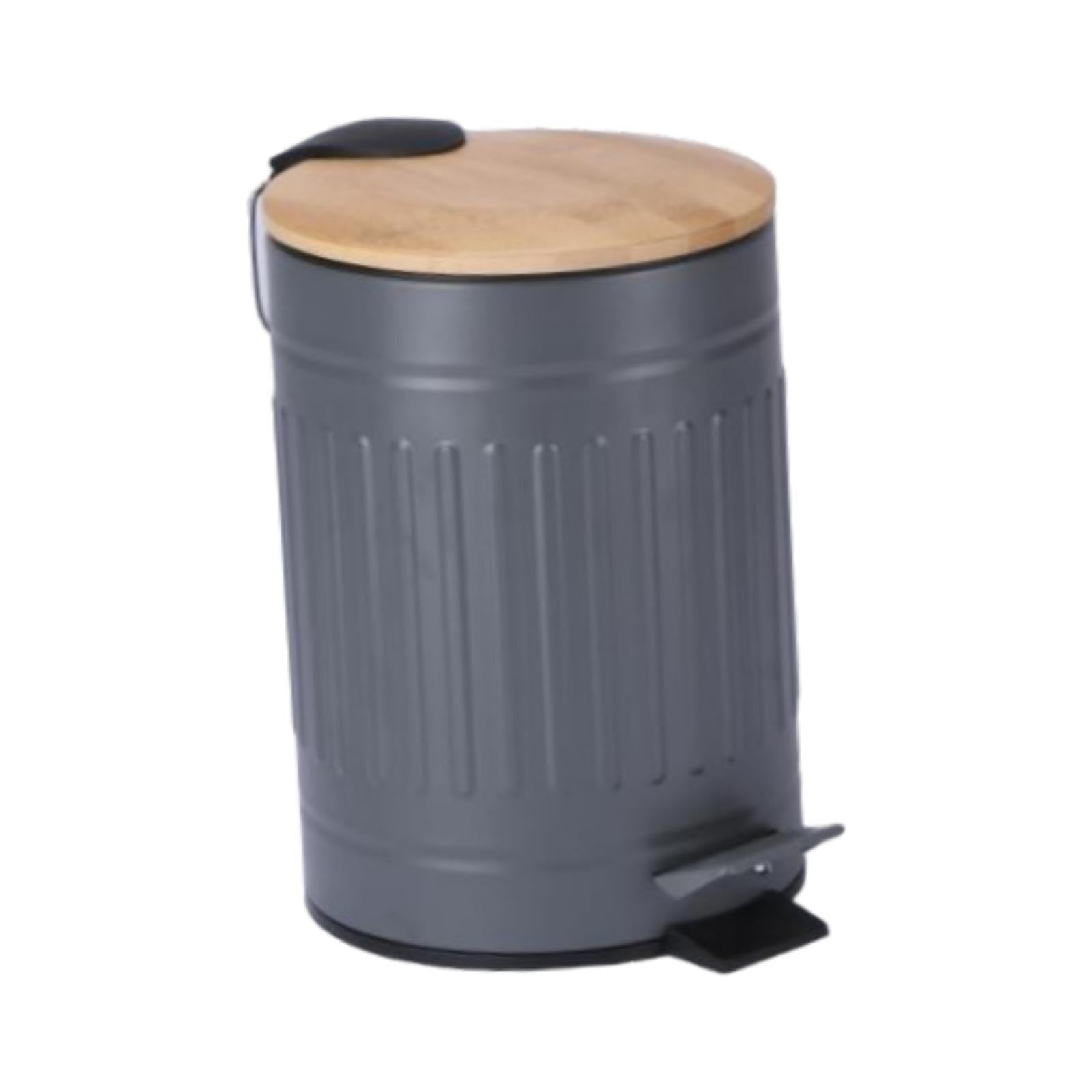 CALANDIS® Step Trash Can 5L Easy to Clean Household Dustbin for Office Restroom Toilet Gray | Trash Cans & Wastebaskets | Household Supplies & Cleaning 4