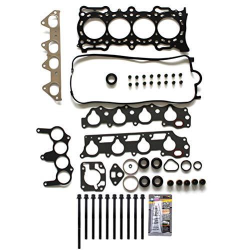 SCITOO Head Gasket Set with Bolts Replacement for Honda Accord 4-Door Sedan 2.3L LX SCITOO Head Gasket Set with Bolts Replacement for Honda Accord 4-Door Sedan 2.3L LX