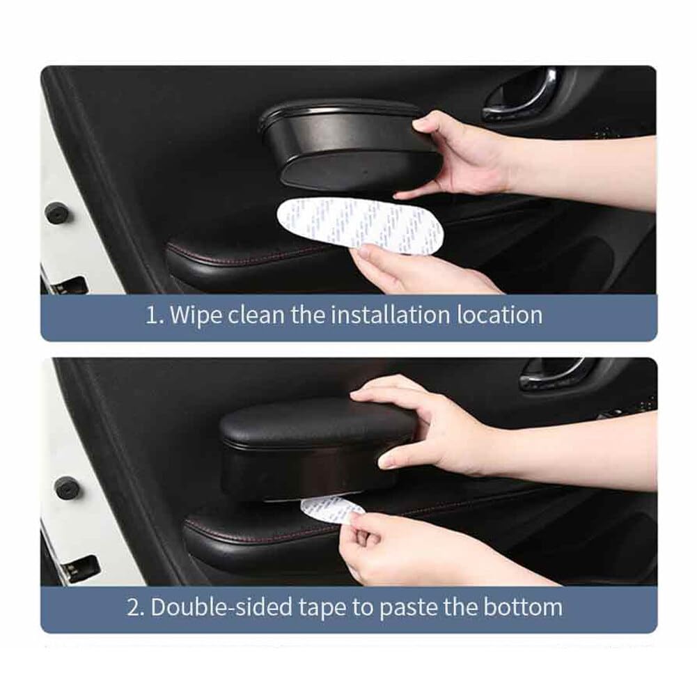 Auto Tür Armlehnenpolster Mit Organizer - Leder Aufbewahrung Für Armstütze
