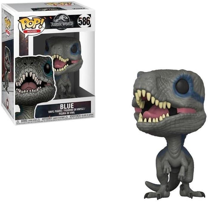 Funko Pop Movies: Jurassic World 2 - Blue, Velociraptor Collectible Figure, Multicolor