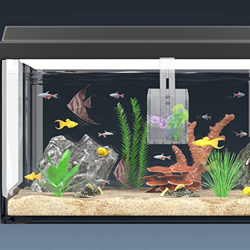 UKCOCO Small Plants Aquarium Plant Holder, Acrylic Aquarium er Hanging Fish Tank Water er - Image 4