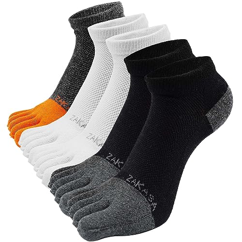 Materiale di Alta Qualità: le PUTUO calze a cinque dita da uomo sono realizzate in 85% cotone + 14% poliestere + 1% spandex. Realizzato in cotone di alta qualità, è morbido ma non rigido quando tocca la pelle e l'elastico ad alta elasticità si adatta comodamente senza essere stretto. Materiale di alta qualità, tessuto in puro cotone ha una buona resistenza al calore, assorbimento dell'umidità, mantiene i piedi freschi e asciutti, un buon regalo per la famiglia e gli amici.