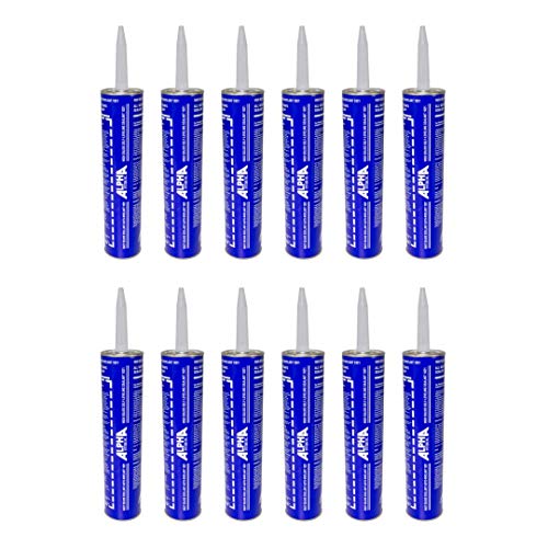 Alpha Systems Sellador Autonivelante Baja VOC 11 oz 12 pzas