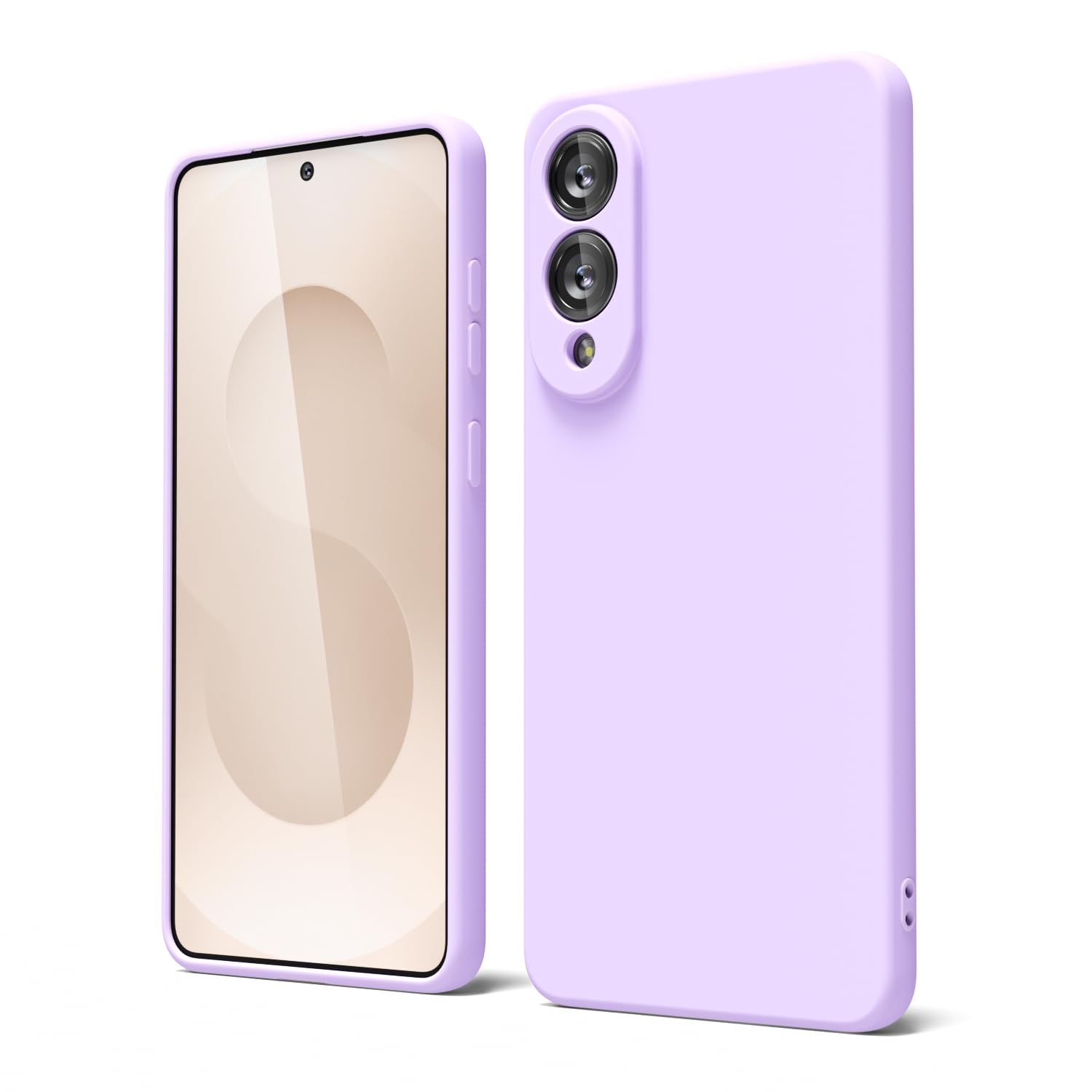 oakxco for Samsung Galaxy S24 Ultra Phone Case Liquid Silicone, Neon Bright Solid Color, Thin Slim Soft Rubber Gel Matte TPU Plain Simple Cover for Women Girl Cute, Hot Pink Fuchsia — view 130