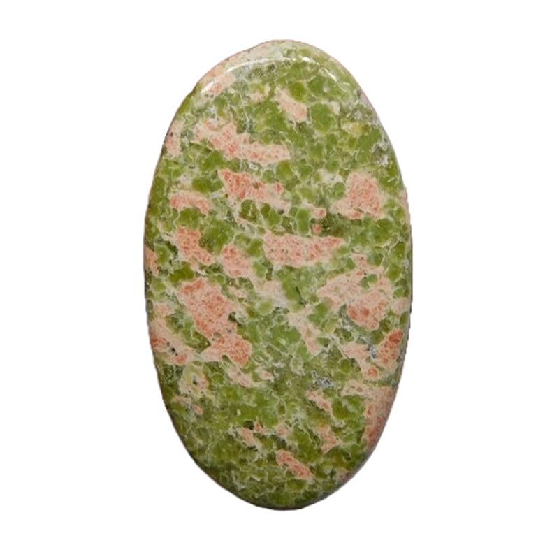 Unakite pour pendentif et bague en pierre naturelle cabochon 45x25mm
