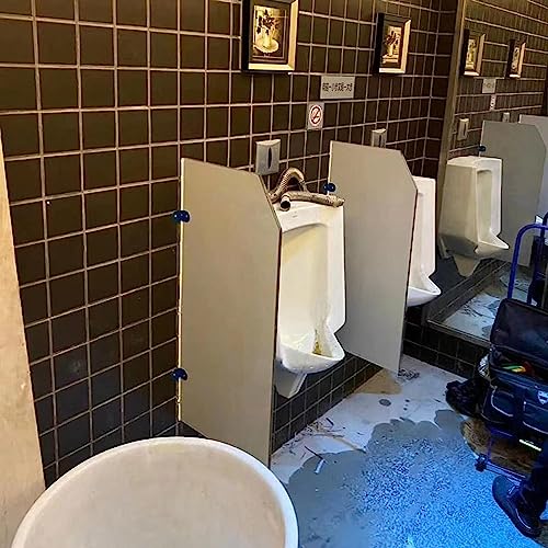Partición de piso y mampara de baño de madera impermeable para colegios 7